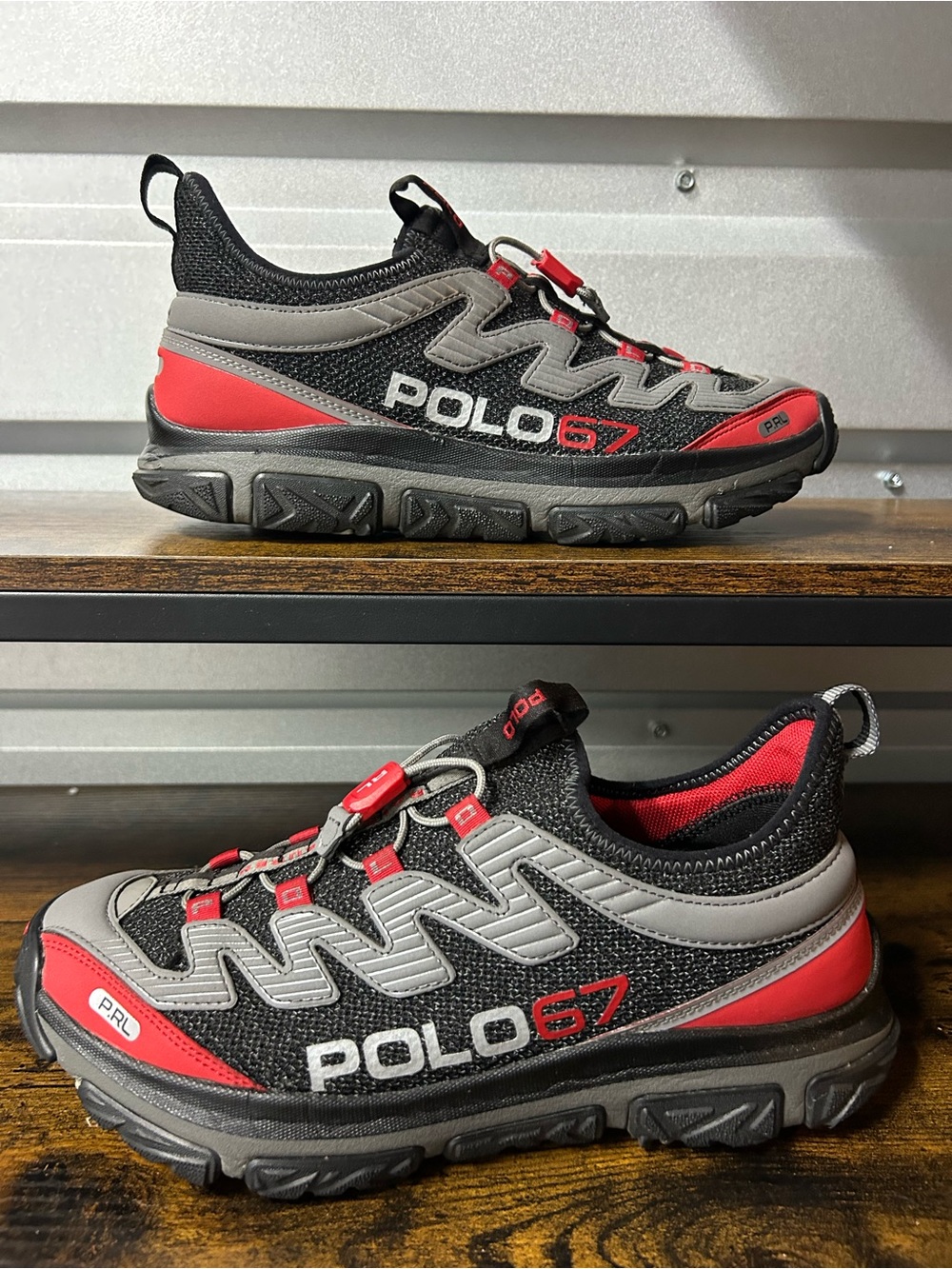 Polo Ralph Lauren Adventure 300LT Shoes Mens 8 Slip On Hiking Cinch Gorpcore